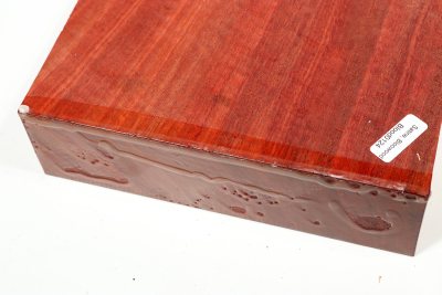 Block Satiné / Bloodwood 255x150x50mm - Blood0124