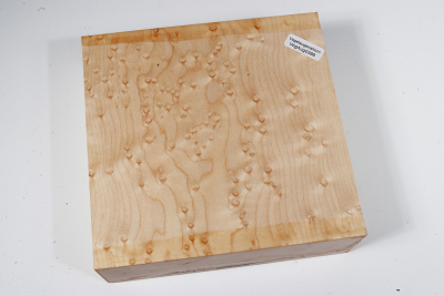 Block Birdseye Maple 150x150x50mm - VogAug0386