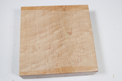 Block Birdseye Maple 160x160x50mm - VogAug0475