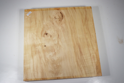 Klotz eschenblättriger Ahorn Maser 320x320x48mm - EsAh0196
