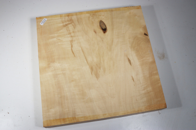 Klotz eschenblättriger Ahorn Maser 320x320x48mm - EsAh0223
