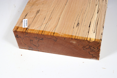 Block Beech spalted 175x175x60mm - GestBu0358