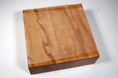 Block Beech spalted 190x190x60mm - GestBu0359