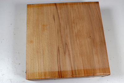 Block Beech spalted 190x190x60mm - GestBu0649