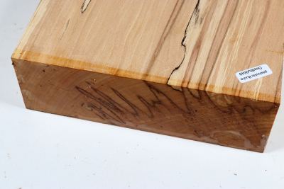 Block Beech spalted 190x190x60mm - GestBu0649