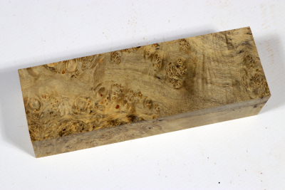 Knife Block Maple Burl - AhoM0341