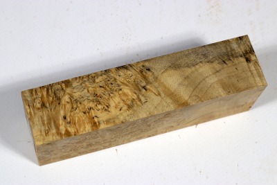 Knife Block Maple Burl - AhoM0341