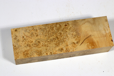Knife Block Maple Burl - AhoM0341