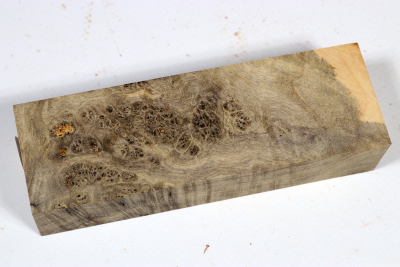 Knife Block Maple Burl - AhoM0373