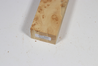 Knife Block Maple Burl - AhoM0374
