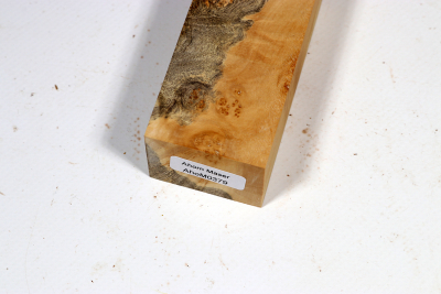 Knife Block Maple Burl - AhoM0379