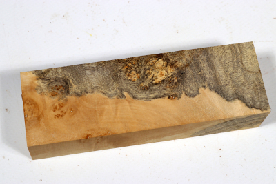 Knife Block Maple Burl - AhoM0379