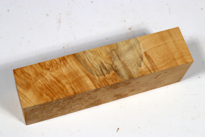 Knife Block Maple Burl - AhoM0382