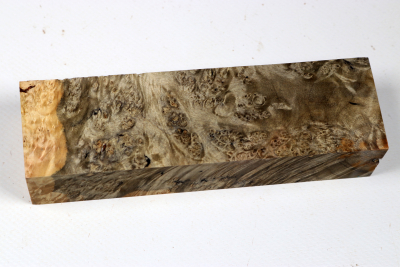 Knife Blank Maple Burl spalted stabilized - Stabi3547
