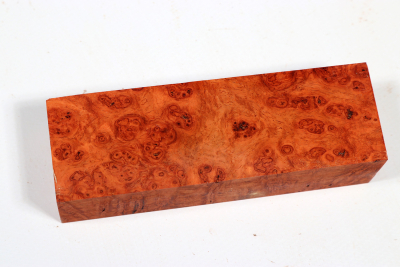 Knife Block Amboyna Burl - AmboM0759