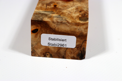 Messergriffblock Amboina Maser stabilisiert - Stabi2961