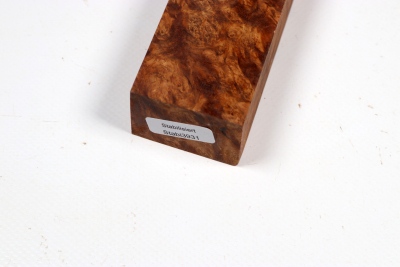 Messergriffblock Amboina Maser stabilisiert - Stabi3931