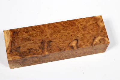 Messergriffblock Brown Mallee Maser - BroMaM0264