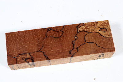 Knife Blank Beech spalted stabilized XCut - Stabi3346