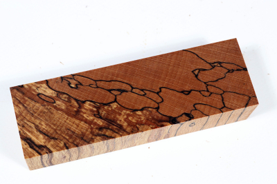 Knife Blank Beech spalted stabilized XCut - Stabi3348