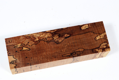 Knife Blank Beech spalted stabilized XCut - Stabi3351