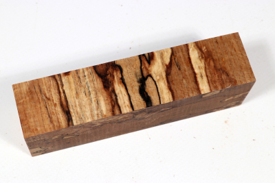 Knife Blank Beech spalted stabilized XCut - Stabi3351