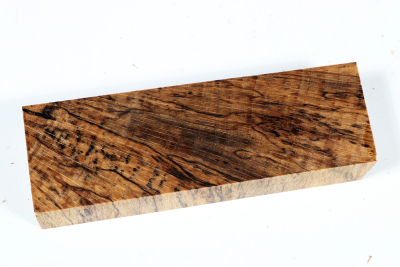 Knife Blank Beech spalted stabilized XCut - Stabi3354