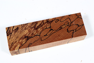 Knife Blank Beech spalted stabilized XCut - Stabi3358
