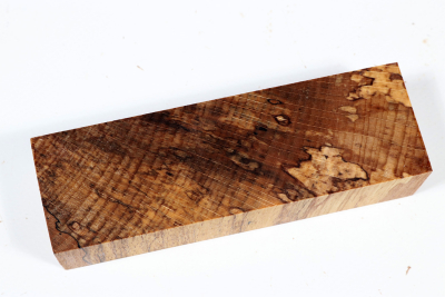 Knife Blank Beech spalted stabilized XCut - Stabi3360