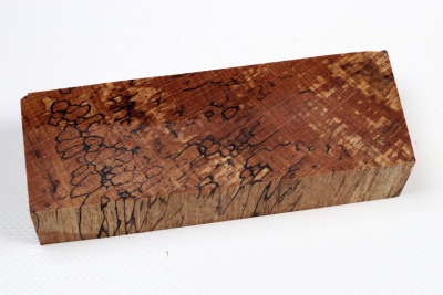 Knife Blank Beech spalted stabilized XCut - Stabi3480