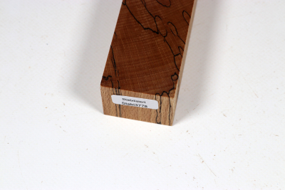 Knife Blank Beech spalted stabilized XCut - Stabi3778