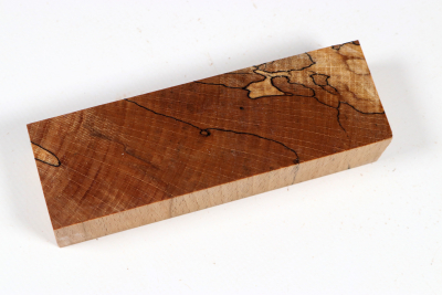 Knife Blank Beech spalted stabilized XCut - Stabi3801