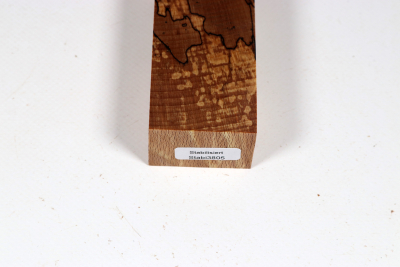 Knife Blank Beech spalted stabilized XCut - Stabi3805