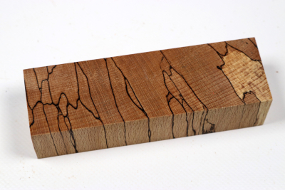 Knife Blank Beech spalted stabilized XCut - Stabi3865