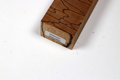 Knife Blank Beech spalted stabilized XCut - Stabi3865