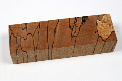 Knife Blank Beech spalted stabilized XCut - Stabi3865