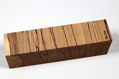 Knife Blank Beech spalted stabilized XCut - Stabi3867