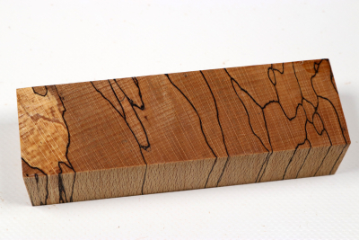 Knife Blank Beech spalted stabilized XCut - Stabi3867
