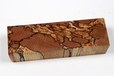 Knife Blank Beech spalted stabilized XCut - Stabi3871