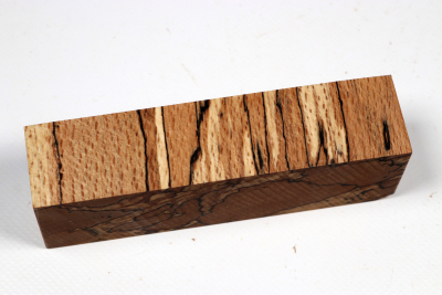 Knife Blank Beech spalted stabilized XCut - Stabi3876