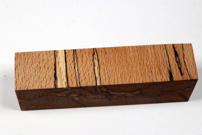 Knife Blank Beech spalted stabilized XCut - Stabi3878