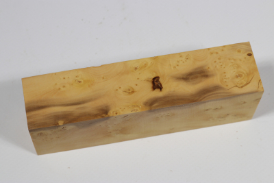 Knife Block Boxwood Burl - Buchs0340