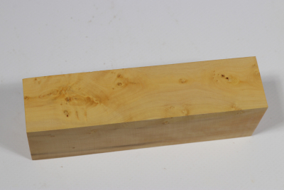 Knife Block Boxwood Burl - Buchs0344