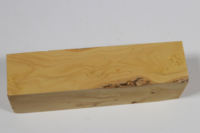 Knife Block Boxwood Burl - Buchs0347