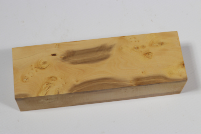 Knife Block Boxwood Burl - Buchs0348