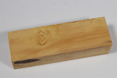 Knife Block Boxwood Burl - Buchs0349