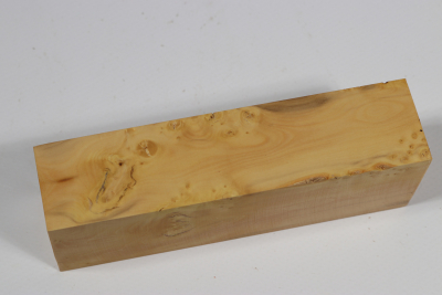Knife Block Boxwood Burl - Buchs0349