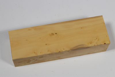 Knife Block Boxwood Burl - Buchs0349