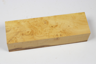 Messergriffblock Buchsbaum Maser - Buchs0512