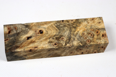 Messergriffblock Buckeye Burl stabilisiert - Stabi3505